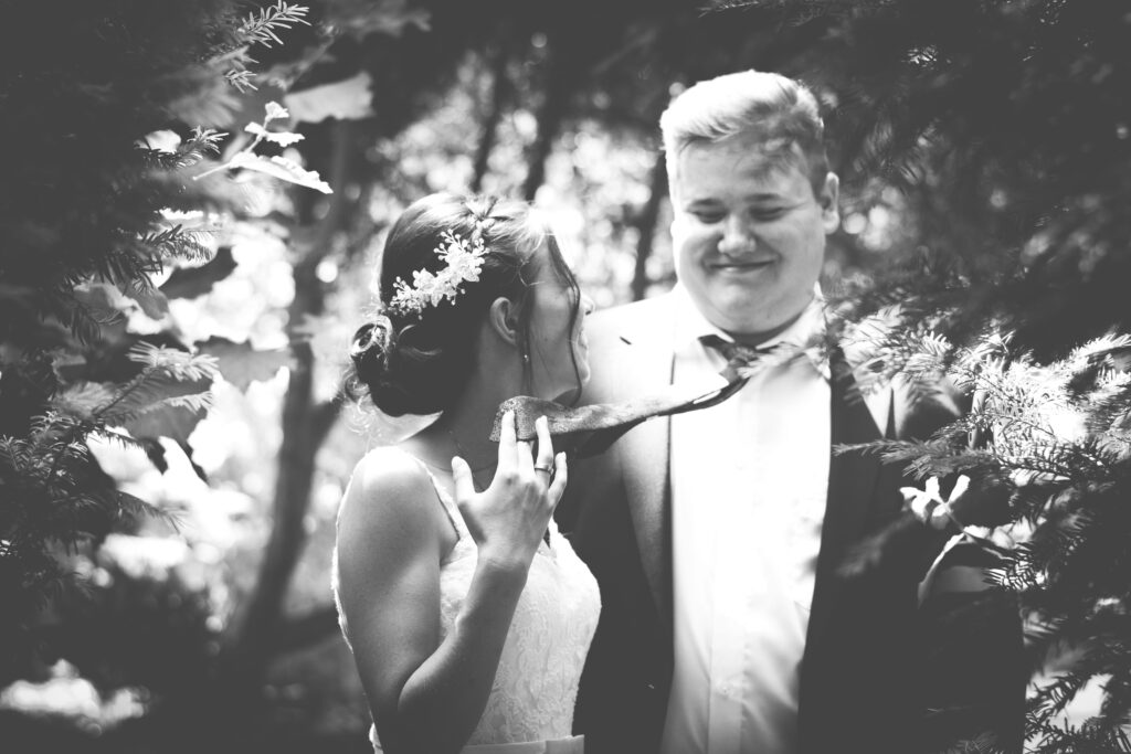 Posen für die Hochzeit
